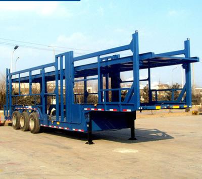 China 40T Air Suspension Car Carrier Trailer With Jost E100 Landing Gear for sale