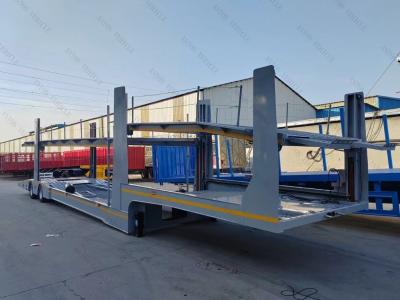 China 6/8 Auto's Zware voertuigen Transport Semi-trailer met hydraulisch hefsysteem Te koop