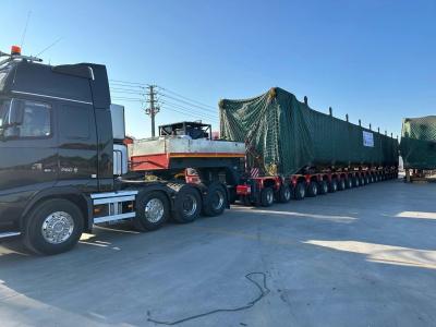 China Customized Axle Number Heavy Duty Hydraulic Lowbed Trailer for Oversized Load Transport for sale