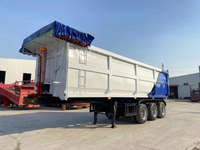 Cina Jost Kingpin Customized 3 Asse 60tons Trailer Dump Truck con Fuwa/BPW Asse in vendita