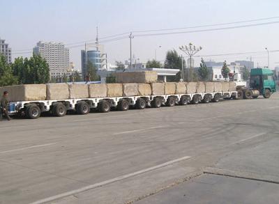 China Van Type Hydraulic-Axis Goldhof Modular Hydraulic Trailer Manufacturing for sale