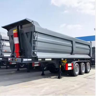 China 3 Axles 40-80 Tons Dump Trailer Customization Truck Semi Dump Trailer Rear Dump Semi Trailer for sale