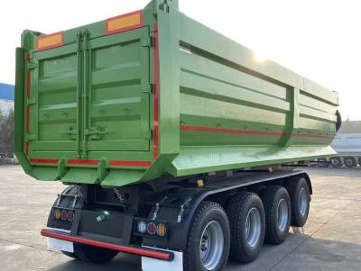 China Factory Hydraulic Dump Tipper Trailer 3 Axle U Shape Truck Semi Trailer for Transport for sale