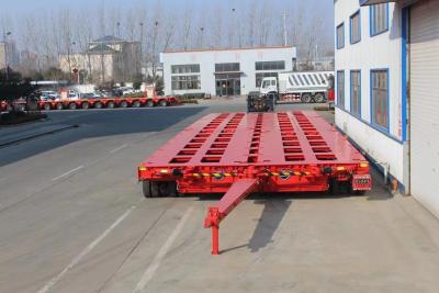 China 300 ton zware apparatuur aanhangwagen met automatisch stuur en landingsgestel Jost E100 Te koop