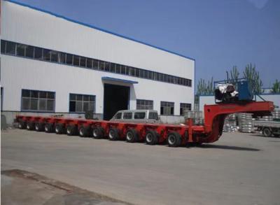 China Zware 180 ton Multi-hydraulische as Low Bed Semi Modular Trailer Lowbed Semi Trailer Te koop