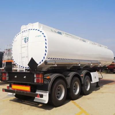 China Van Type 30m3 Diesel Transport Aluminum Alloy Engine 350HP Oil Tank Fuel Tanker Truck for sale