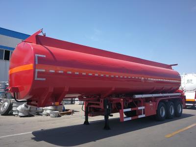 China Van-type 45000-50000 liter aluminium legering brandstoftank aanhangwagen aanhangwagen olietank aanhangwagen Te koop