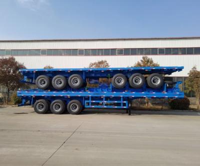 Κίνα Jost E100 20FT 40FT Flatbed Semi Trailer για μεταφορά εμπορευματοκιβωτίων προς πώληση