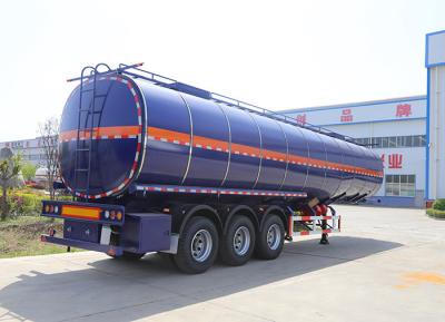 China 1310mm Wheel Base Gasoline/Crude Transport Tank Trailer Liquid Transport Fuel Semi Trailer for sale