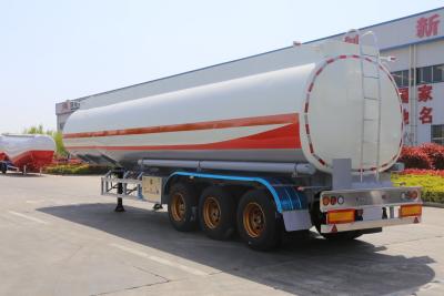 China BPW Axle 3 Axles Fuel Oil Petrol Tanker Trailer with Fuwa Axle Steel Material for sale