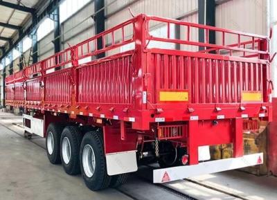 China Fuwa / BPW 16 Tire Number Semi Trailer And Fence Cargo Carrier Transport Truck Semi-Trailer for sale