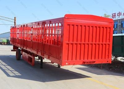 China Jost E100 Landing Gear Container Fence Truck Trailer For Sugar Transportation 70 Tons for sale