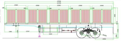 중국 30t 용량 전문 3축 화물 상자 운송 반류차 AND9400XXY 판매용