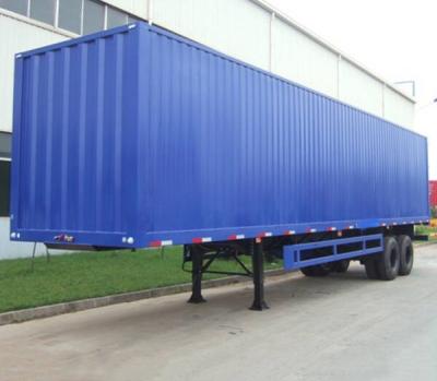 China 1310 mm Base de rodas Parede lateral Box Cargo Trailer para vedação Full Trailer à venda