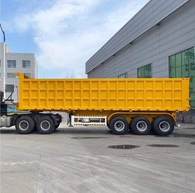 China Zware transporthalve aanhangwagen met een laadvermogen van 30 ton en een dumpbox aanhangwagen van 30 ton Te koop