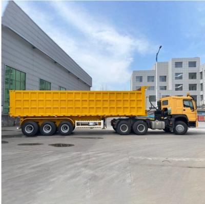 Cina 3 assi 40 - 60 tonnellate furgone container semirimorchio box camion merci rimorchio con asse Fuwa / BPW in vendita