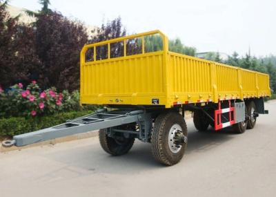 China Steel Drawbar Design Full Trailer For Heavy-Duty Cargo And Wood Transportation Needs for sale