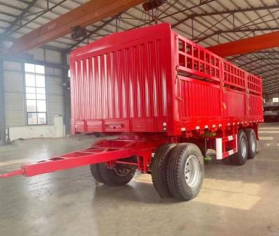 China Capaciteit Transport aanhangwagen Cargo Transport hout Transport trekbalk Volle aanhangwagen voor vervoer Te koop