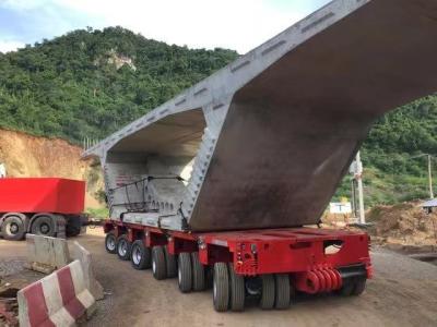 China S690 Modultransporter aus hochspannbarem Stahl mit 48 Tonnen Tragfähigkeit pro Achsleitung zu verkaufen