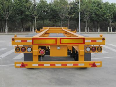 China 2/3 Assen Container Semi-trailer Chassis Flat Bed Flatbed Trailer met aanpassing Te koop