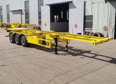 China 2/3 Assen 40t/50t 20FT/40FT/45FT Transportcontainer Skelet Skelet Semi Truck Trailer Te koop