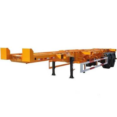 China 40FT 45FT Skeletal Shipping Semi Trailer Cargo Transport Trailer 1310mm Wielbasis Te koop