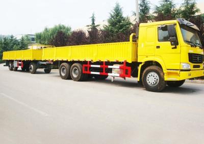 Chine Trailers à trois axes à paroi latérale personnalisable pour le transport de marchandises à vendre