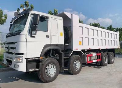 China Maximale snelheid 75 Km/h Sinotruk Gebruikte transport zware vrachtwagen HOWO 8*4 Dump Tipper Truck Te koop