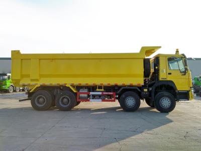 China Sinotruk HOWO 8X4 zware dumptruck met ISO-certificering en 5 zitplaatsen Te koop