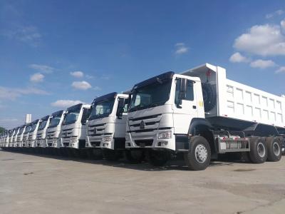 China bandenontwerp buisloze 10 wielen 6*4 kanteltrucks gebruikte truck HOWO tweedehands dumper truck Te koop