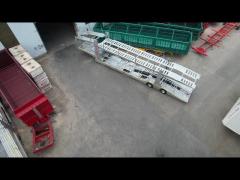 Two Axle Air Suspension 6-8 Car Transport Semi Trailer For Sale