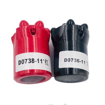 China Ore Drilling 36mm 11 Degree Hard Rock Drill Bit For Granite Rock Formation Drilling for sale