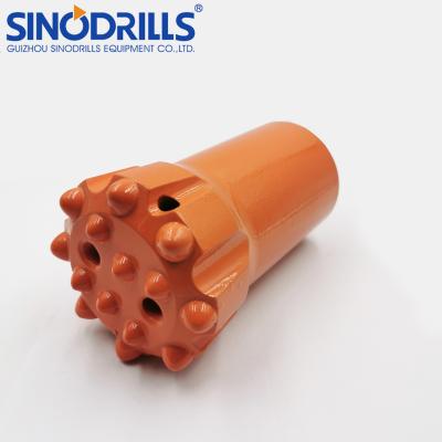 China Sinodrills 127mm T51 Mining/Quarrying/Tunneling/Blasting Threaded Flat Face Rock Drill Bit Bit for sale