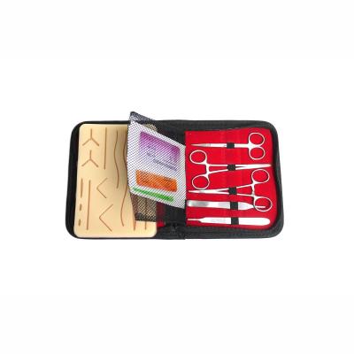 China All-in-one case suture practice kit, skin suture pad practice module for medical students suture training for sale