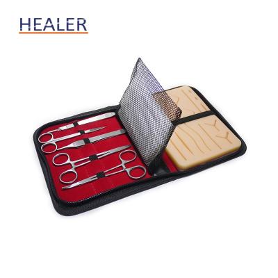 China Durable and not easy to tear when suturing medical students practice suture kit with suture training skin protection for sale