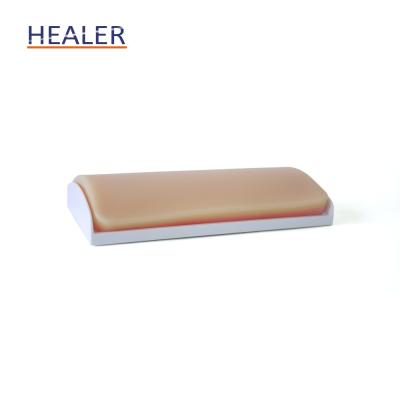 China Durable Curved Silicone Suture Skin Training Pad Flesh Color With Mesh for sale