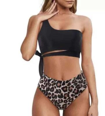 China Latest winter design plus size high cut two piece swimsuit for women 2021 for sale