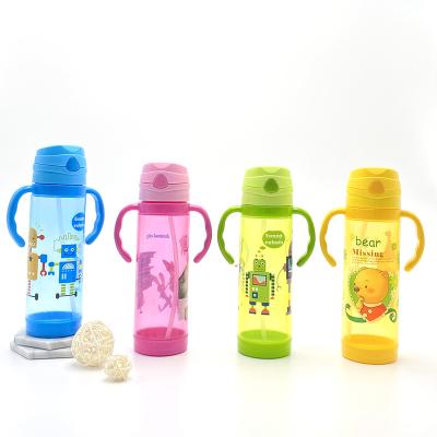 China Wholesale Sustainable Kids School Travel Plastic Water Bottles With Handle for sale