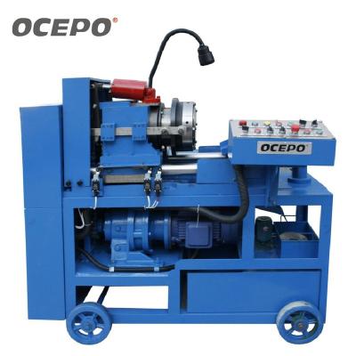 China Fully Automatic Rebar Screw Thread Rebar And Rod Thread Cutting Machine for sale