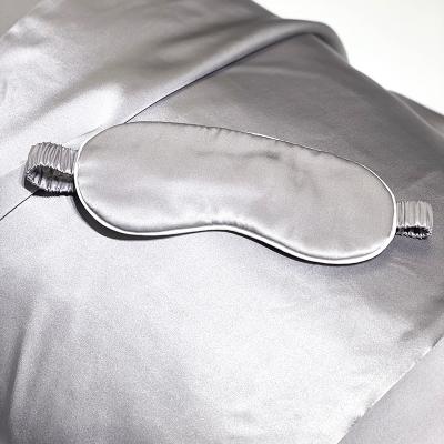 China Luxury Silk Pillowcase Solid Color Sleeping Eye Mask Super Soft Satin Pillowcase Custom Made PORTABLE for sale