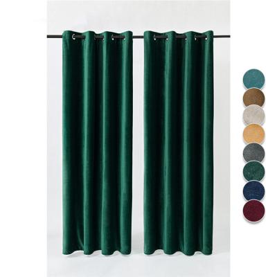 China 2021 Best Cheap Blackout Curtain Grommet Dutch Velvet Blackout Curtains for sale