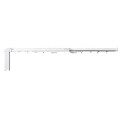 China Morden 1.7m-3M Length Adjustable Curtain Tracks Telescopic Curtain Actuator New Electric Aluminum Smart Telescopic Track Design for sale