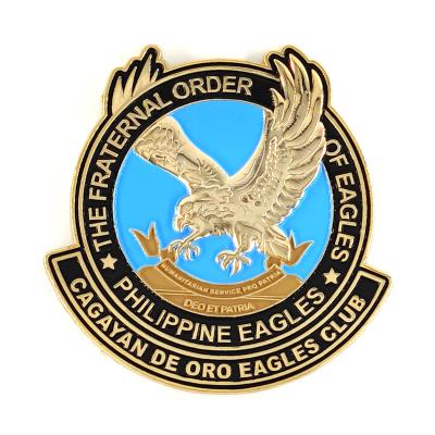 China USA and Europe Fraternal Order of Car Emblem Filipino Auto Masonic Regalia Eagle Car Fraternal Emblem for sale