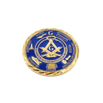 China China Factory Supply High Quality Custom Masonic Coin Freemasonry Challenge Coin for sale