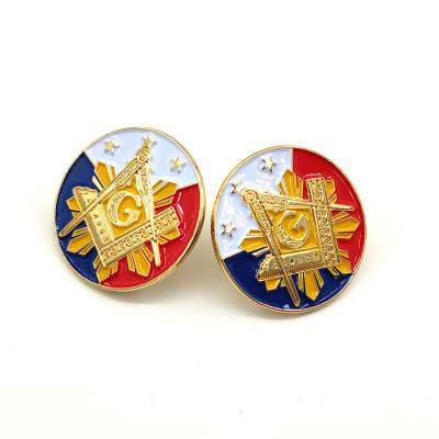 China Cheap Custom Masonic Flag Freemasonry Regalia Freemason Pin China Masonic Price Pin Philippines for sale