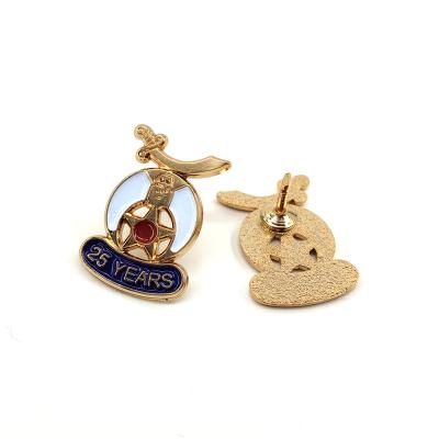 China Custom Freemason Masonic Regalia China Shriner Pin Shriner Year Member Pin for sale