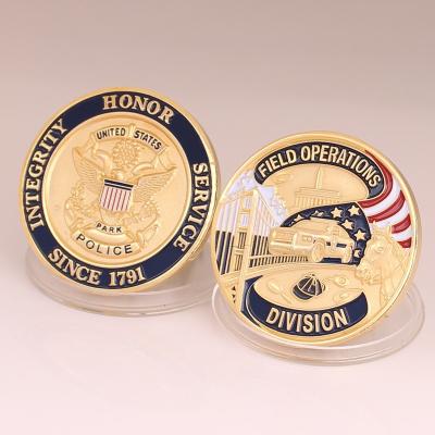 China US And World Free Design Die Struck Double Sided Gold Metal Copper Challenge Coin for sale