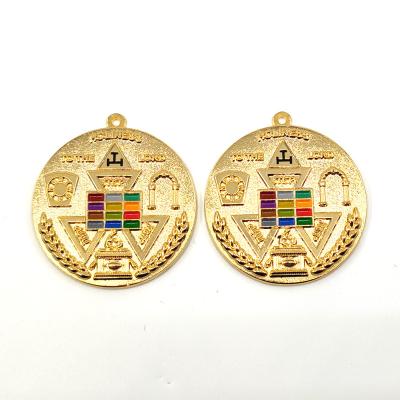 China Royal Regalia Jewel Freemasonry Medal PHP China Vault Masonic Royal Vault After High Priest Charm Medal for sale