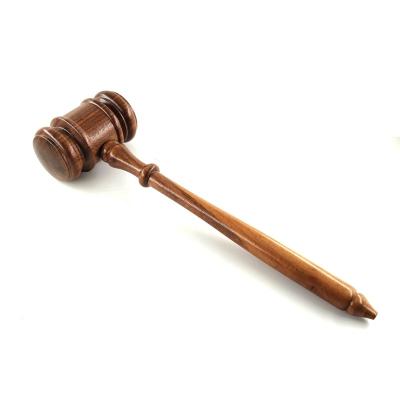 China Custom Made Custom Masonic Gavel High Quality Wood Gavel 10-1/2 Band Walnut From China for sale