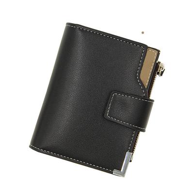 China New waterproof men's wallet buckle card bag large capacity wallet zero zipper men's simple short leisure for sale